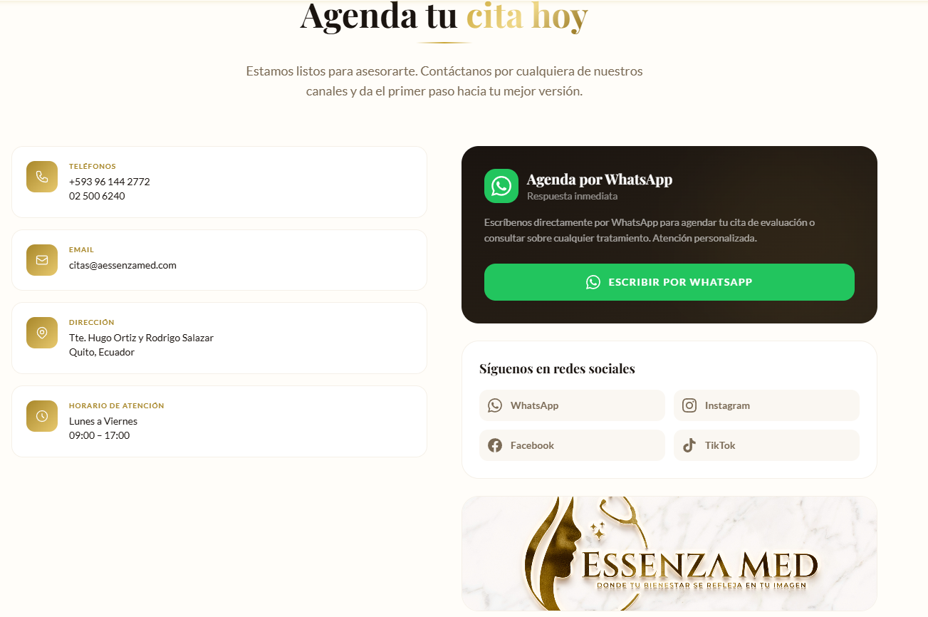 Essenza Med Contacto